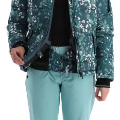 Dare2b, Verdict Ski-jas Dames Bold Animal Print Canton Groen -Ski-Jassen Winkel dare2b verdict aa jas gevoerd dames bold animal print canton 22dare2151v2 BI 09