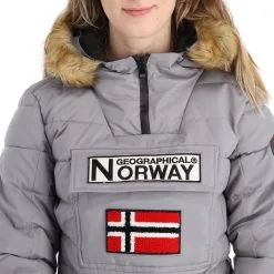 Geographical Norway, Belinda Lady New 001 + Bs Winter Anorak Dames Grijs 16 Geographical Norway, Belinda Lady New 001 + Bs Winter Anorak Dames Grijs -Ski-Jassen Winkel geographical norway belinda new 001 bs aa jas gevoerd dames grijs AA21geo108b BI 06