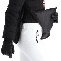 Geographical Norway, Belinda Lady New 001 + Bs Winter Anorak Dames Zwart -Ski-Jassen Winkel geographical norway belinda new 001 bs aa jas gevoerd dames zwart AA21geo108d BI 07