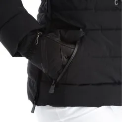 Geographical Norway, Belinda Lady New 001 + Bs Winter Anorak Dames Zwart -Ski-Jassen Winkel geographical norway belinda new 001 bs aa jas gevoerd dames zwart AA21geo108d BI 09