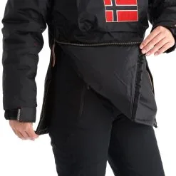 Geographical Norway, Boomera Rol-Art1 Lady 068 Winter Anorak Dames Zwart -Ski-Jassen Winkel geographical norway boomera rol art1 lady 068 winter anorak women AF21geo010a BI 06
