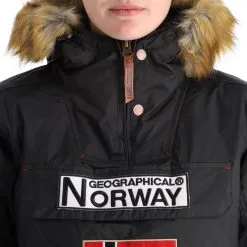 Geographical Norway, Boomera Rol-Art1 Lady 068 Winter Anorak Dames Zwart -Ski-Jassen Winkel geographical norway boomera rol art1 lady 068 winter anorak women AF21geo010a BI 07