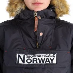 Geographical Norway, Boomera Rol-Art1 Lady 068 Winter Anorak Dames Navy Blauw -Ski-Jassen Winkel geographical norway boomera rol art1 lady 068 winter anorak women AF21geo010b BI 07