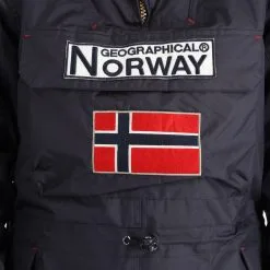 Geographical Norway, Boomera Rol-Art1 Lady 068 Winter Anorak Dames Navy Blauw -Ski-Jassen Winkel geographical norway boomera rol art1 lady 068 winter anorak women AF21geo010b BI 09