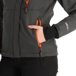 Geographical Norway, Touna Eo Lady 056 Softshell Ski-jas Dames Dark Grijs -Ski-Jassen Winkel geographical norway touna eo lady 056 ac softshell jas dames dark 22geogr104v2 BI 09