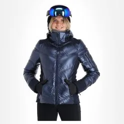Head, Frost Ski-jas Dames Metalic Denim Blauw