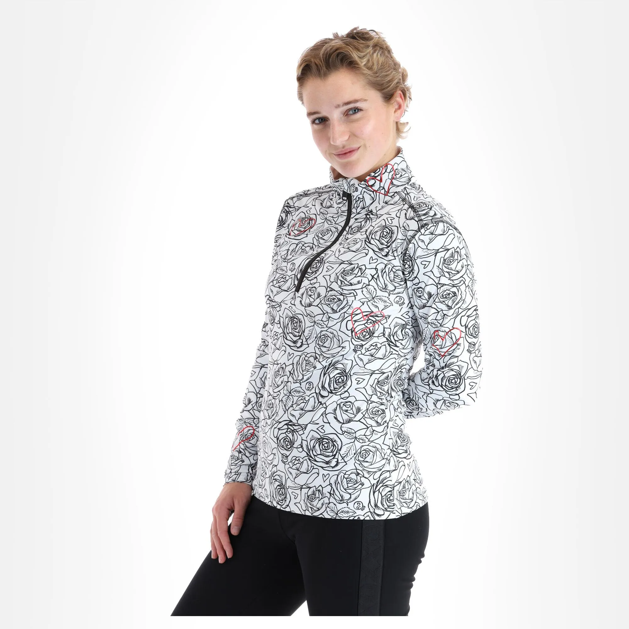 Head, Rebels Allover Midlayer Skipully Dames Rebels Print Wit 3 Head, Rebels Allover Midlayer Skipully Dames Rebels Print Wit