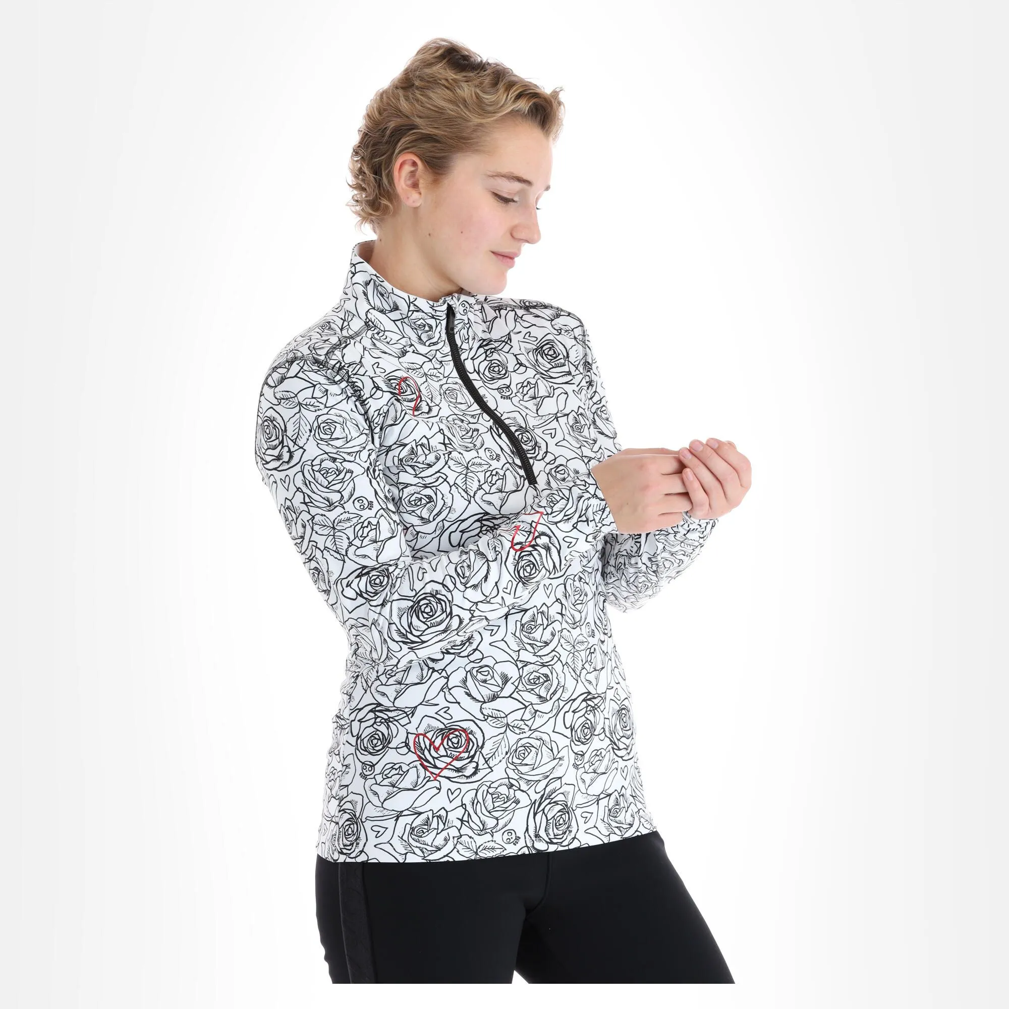 Head, Rebels Allover Midlayer Skipully Dames Rebels Print Wit 5 Head, Rebels Allover Midlayer Skipully Dames Rebels Print Wit - Afbeelding 3