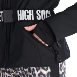 High Society, Jacy Ski-jas Dames Zwart -Ski-Jassen Winkel high society down jacket aa jas gevoerd dames zwart 22highs104v2 BI 08