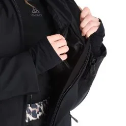 High Society, Jacy Ski-jas Dames Zwart -Ski-Jassen Winkel high society down jacket aa jas gevoerd dames zwart 22highs104v2 BI 10