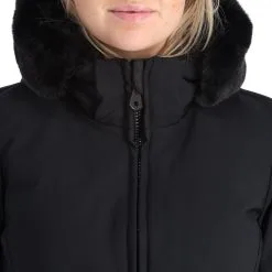 High Society, Jacy Ski-jas Dames Zwart -Ski-Jassen Winkel high society down jacket aa jas gevoerd dames zwart 22highs104v2 BI 14