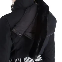 High Society, Jacy Ski-jas Dames Zwart -Ski-Jassen Winkel high society down jacket aa jas gevoerd dames zwart 22highs104v2 BI 15