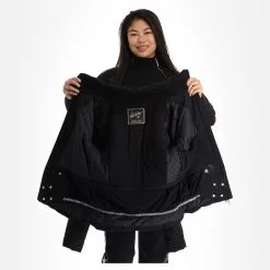 High Society, Harper Ski-jas Dames Caramel Bruin, Zwart -Ski-Jassen Winkel high society ski jacket aa jas gevoerd dames caramel bruin zwart 22highs101v2 BI 06