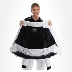 High Society, Harper Ski-jas Dames Lila Paars, Wit -Ski-Jassen Winkel high society ski jacket aa jas gevoerd dames lila paars wit 22highs101v1 BI 06