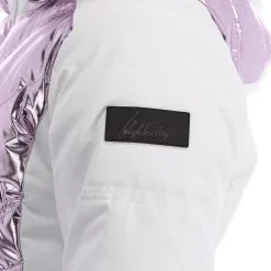 High Society, Harper Ski-jas Dames Lila Paars, Wit -Ski-Jassen Winkel high society ski jacket aa jas gevoerd dames lila paars wit 22highs101v1 BI 15