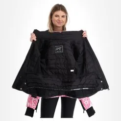 High Society, Elea Ski-jas Dames Paisley Print Roze -Ski-Jassen Winkel high society ski jacket aa jas gevoerd dames paisley print roze 22highs106v1 BI 06