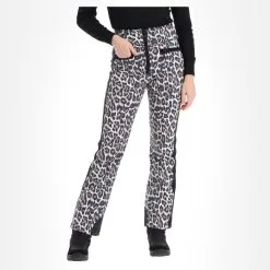 High Society, Tara Softshell Skibroek Dames Leopard Print Beige -Ski-Jassen Winkel high society softshell pants bc skibroek softshell dames leopard 22highs105v1 BI 04