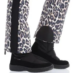 High Society, Tara Softshell Skibroek Dames Leopard Print Beige -Ski-Jassen Winkel high society softshell pants bc skibroek softshell dames leopard 22highs105v1 BI 08