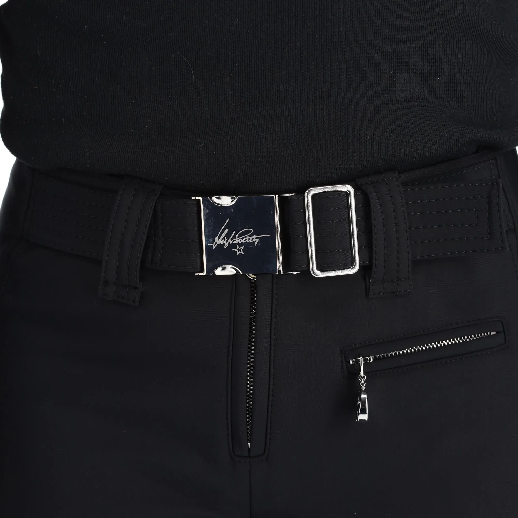 High Society, Lani Softshell Skibroek Dames Zwart 6 High Society, Lani Softshell Skibroek Dames Zwart - Afbeelding 4