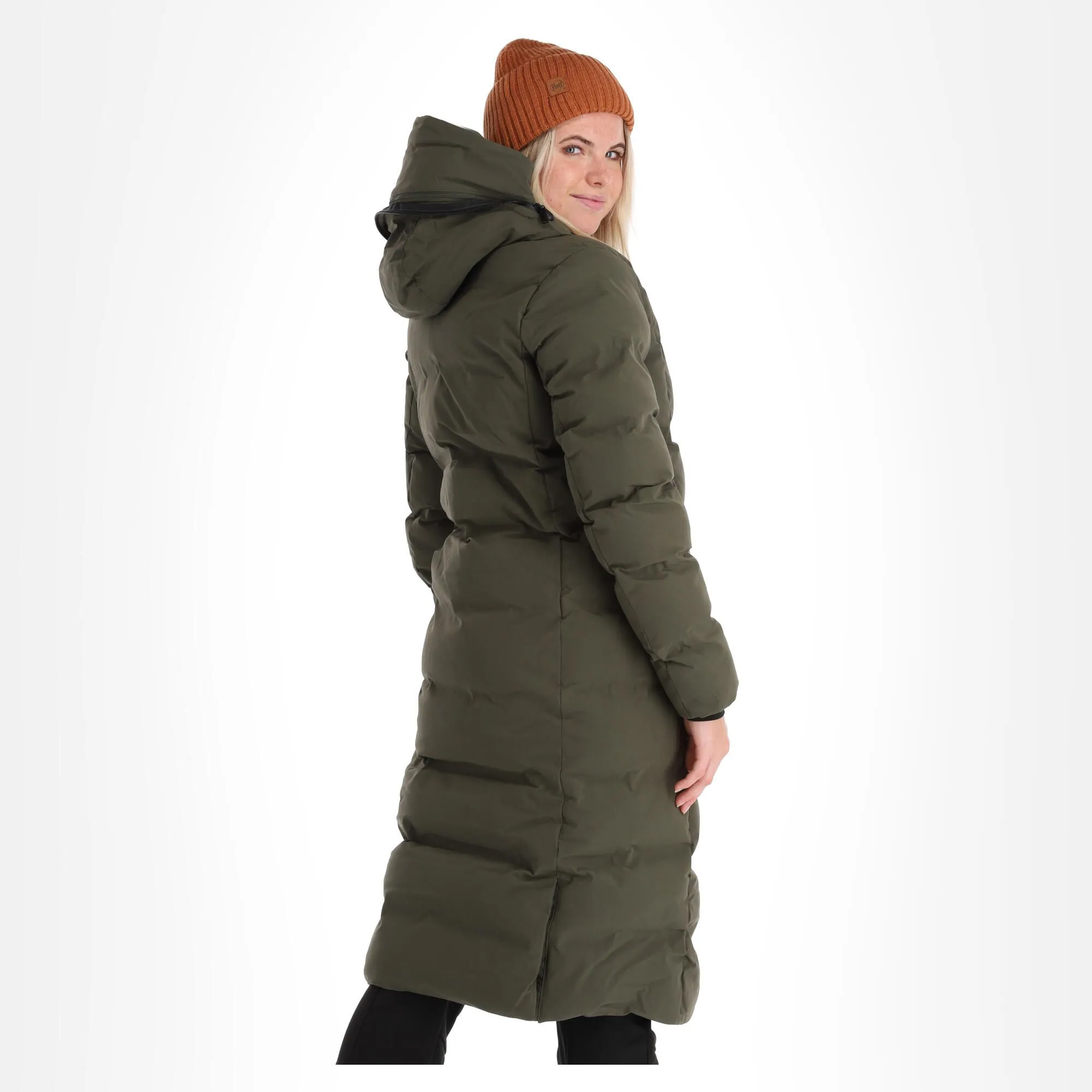 Icepeak, Brilon Winterjas Dames Dark Olive Groen 4 Icepeak, Brilon Winterjas Dames Dark Olive Groen - Afbeelding 2