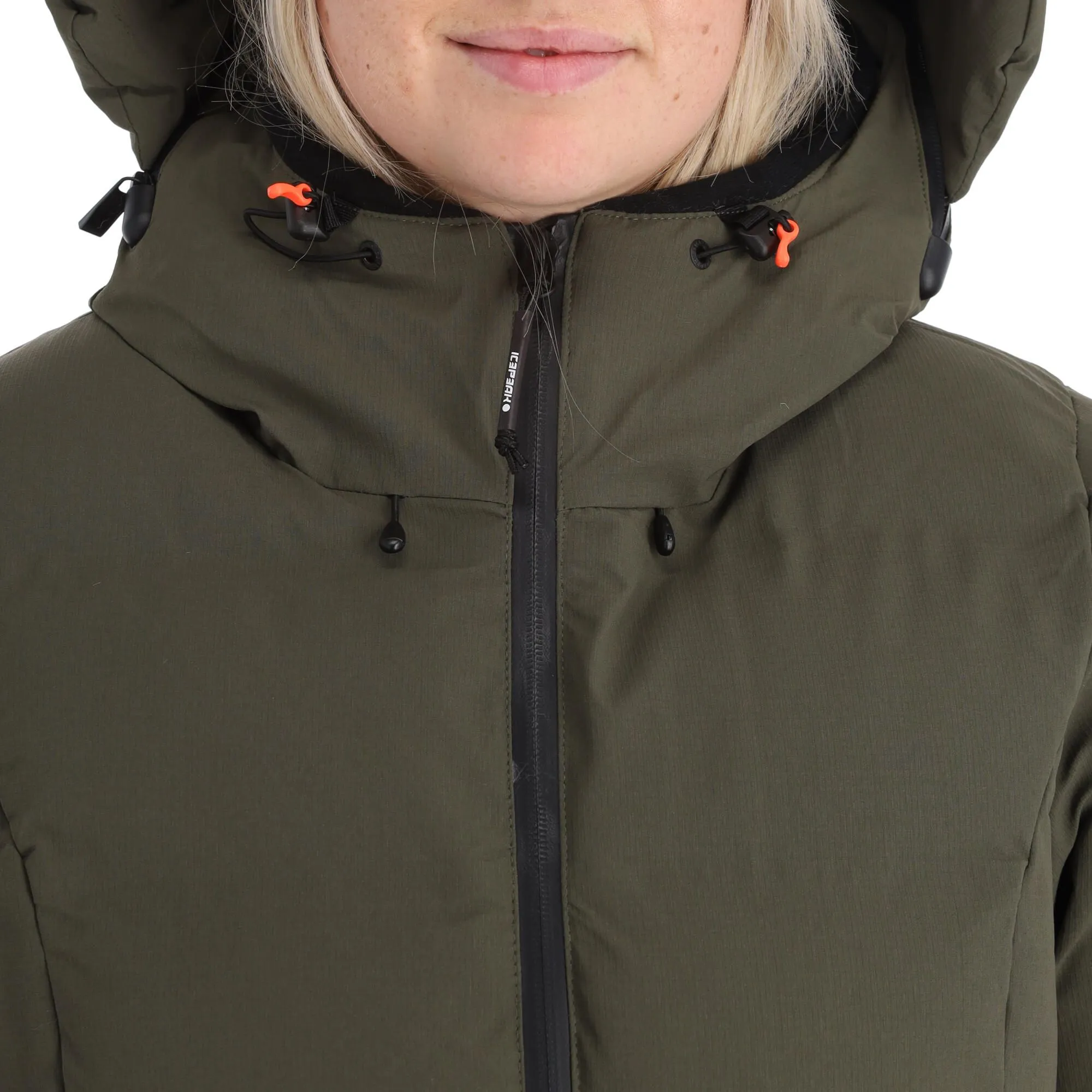 Icepeak, Brilon Winterjas Dames Dark Olive Groen 8 Icepeak, Brilon Winterjas Dames Dark Olive Groen - Afbeelding 6
