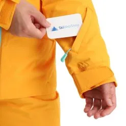 Icepeak, Cathay Ski-jas Dames Abricot Oranje -Ski-Jassen Winkel icepeak cathay aa jas gevoerd dames abricot oranje 22icepe208v3 BI 08