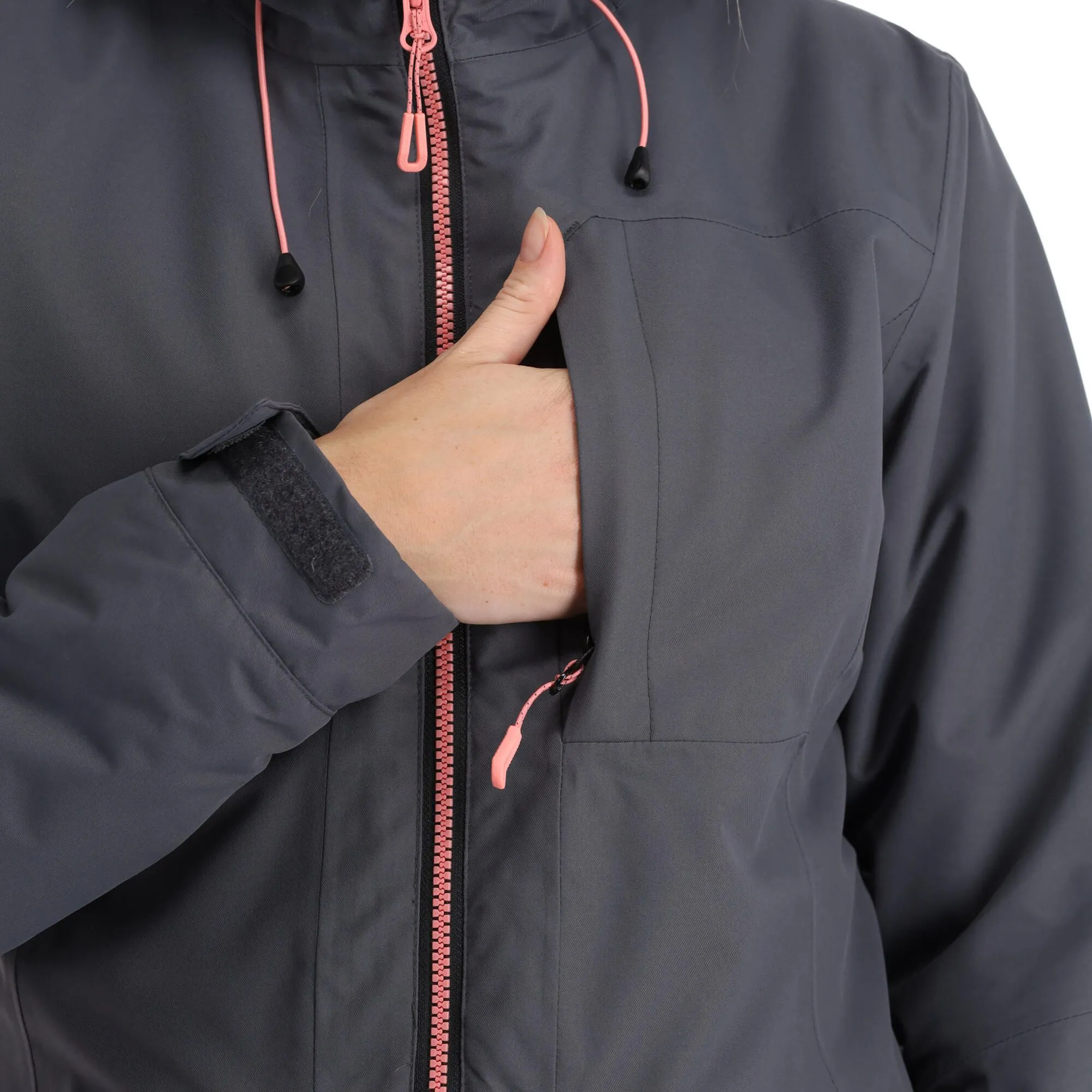 Icepeak, Cathay Ski-jas Dames Granite Grijs 11 Icepeak, Cathay Ski-jas Dames Granite Grijs - Afbeelding 9