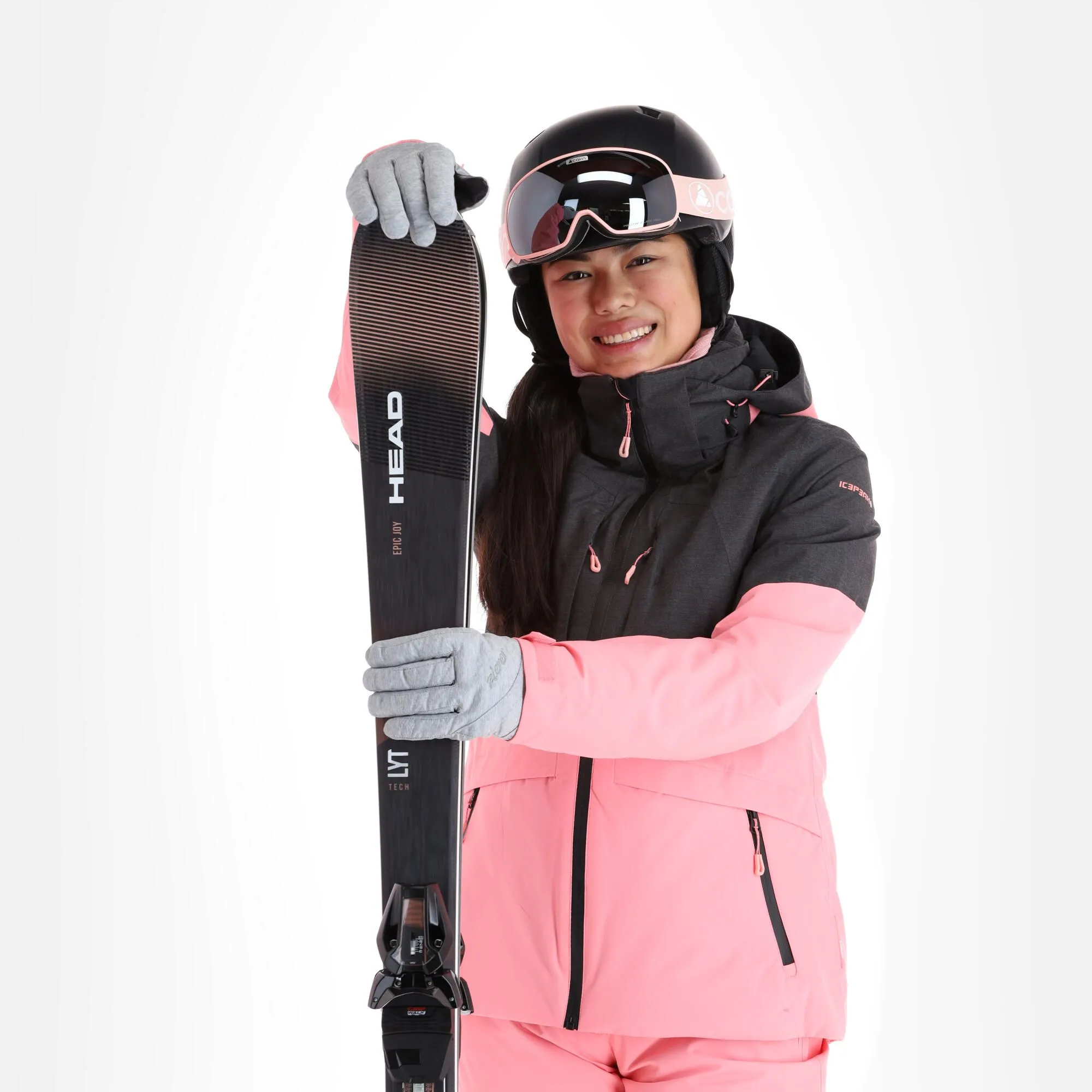 Icepeak, Cornell Ski-jas Dames Roze 6 Icepeak, Cornell Ski-jas Dames Roze - Afbeelding 4