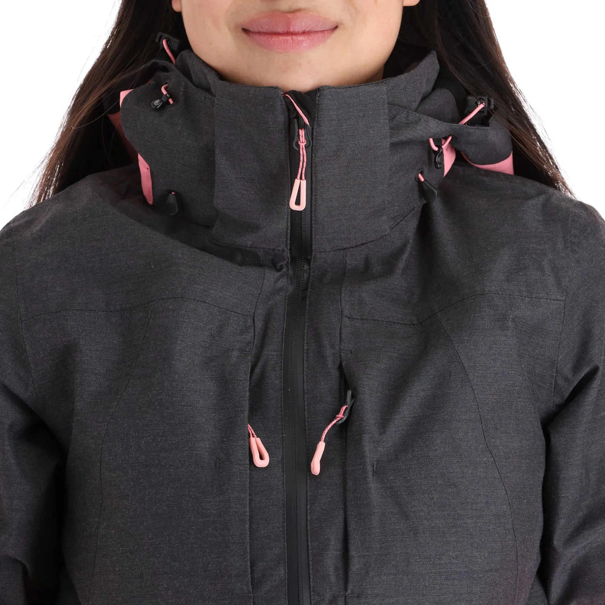 Icepeak, Cornell Ski-jas Dames Roze 12 Icepeak, Cornell Ski-jas Dames Roze - Afbeelding 10