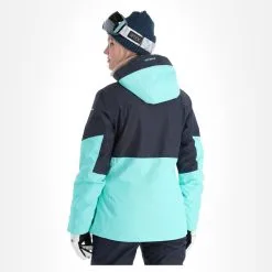 Icepeak, Cornell Ski-jas Dames Turquoise Blauw -Ski-Jassen Winkel icepeak cornell aa jas gevoerd dames turquoise blauw 22icepe205v2 BI 03