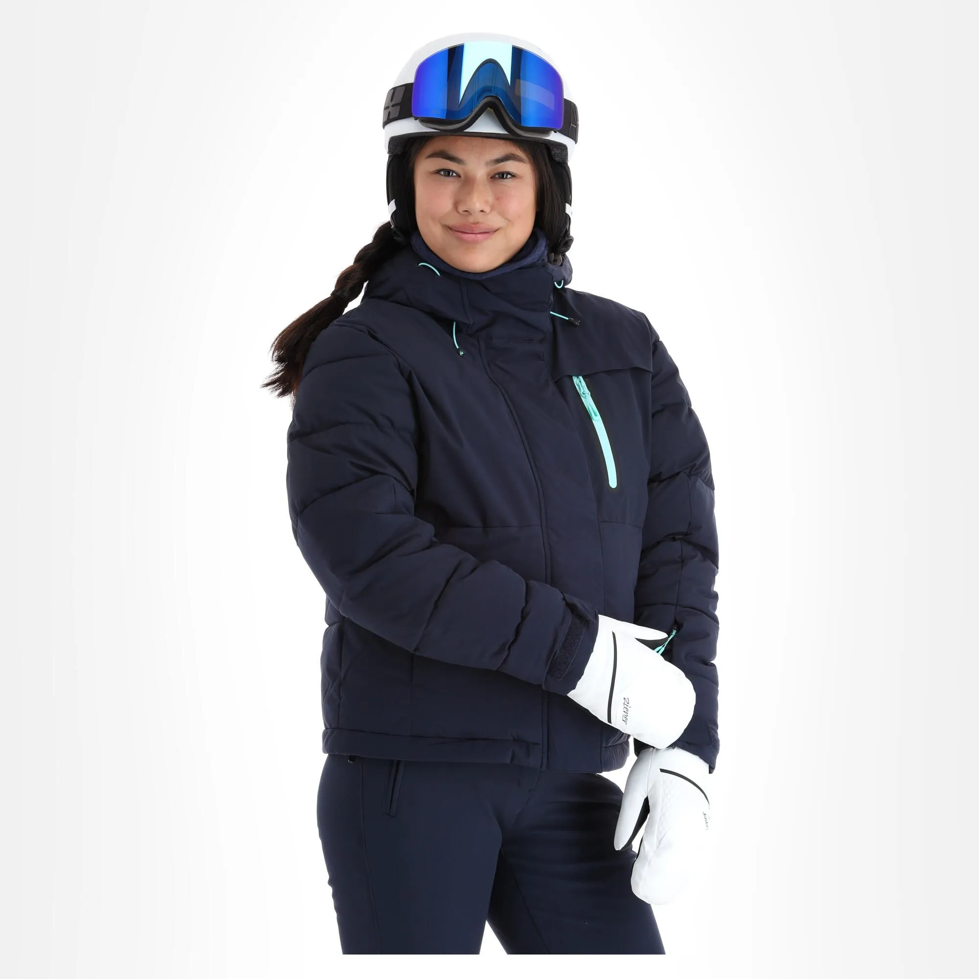 Icepeak, Creola Ski-jas Dames Dark Blauw 5 Icepeak, Creola Ski-jas Dames Dark Blauw - Afbeelding 3