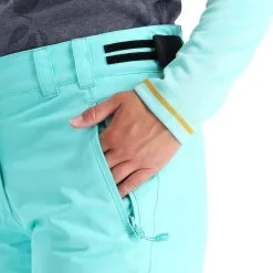 Icepeak, Curlew Skibroek Dames Turquoise Blauw -Ski-Jassen Winkel icepeak curlew aa jas gevoerd dames turquoise blauw 22icepe218v2 BI 07