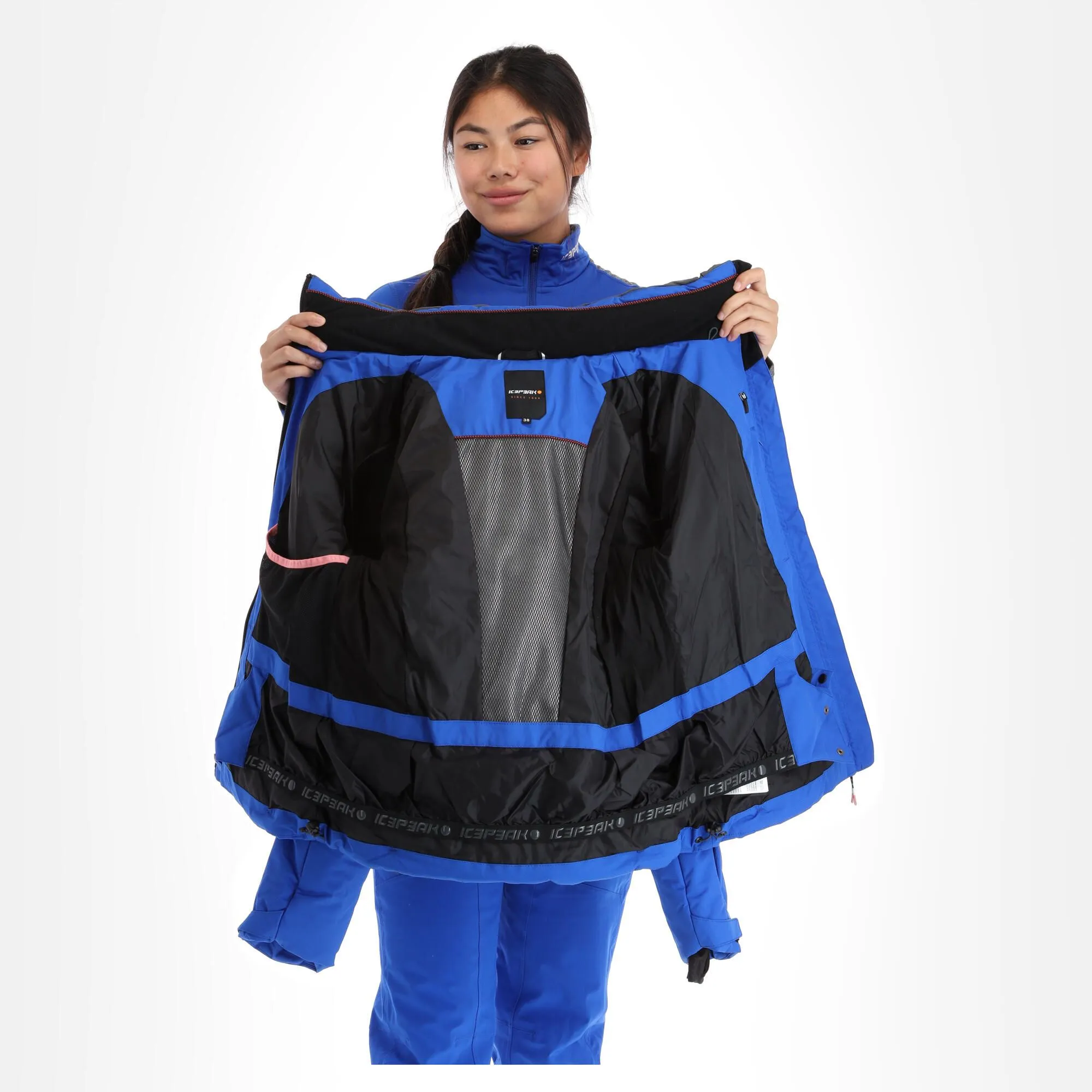 Icepeak, Electra Ski-jas Dames Blauw 7 Icepeak, Electra Ski-jas Dames Blauw - Afbeelding 5