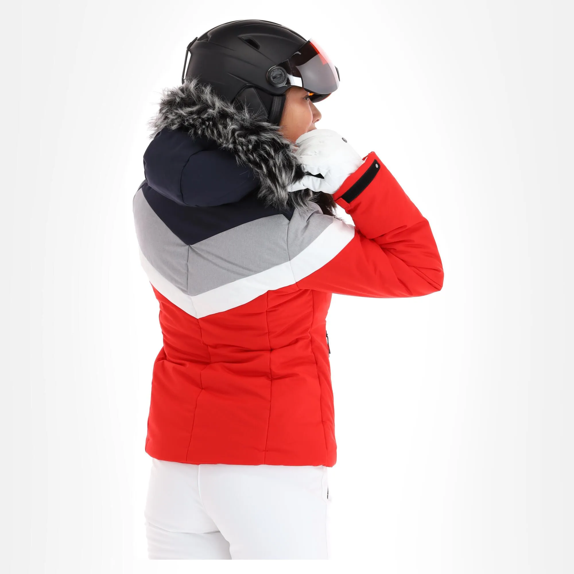 Icepeak, Electra Ski-jas Dames Classic Rood 3 Icepeak, Electra Ski-jas Dames Classic Rood - Afbeelding 2
