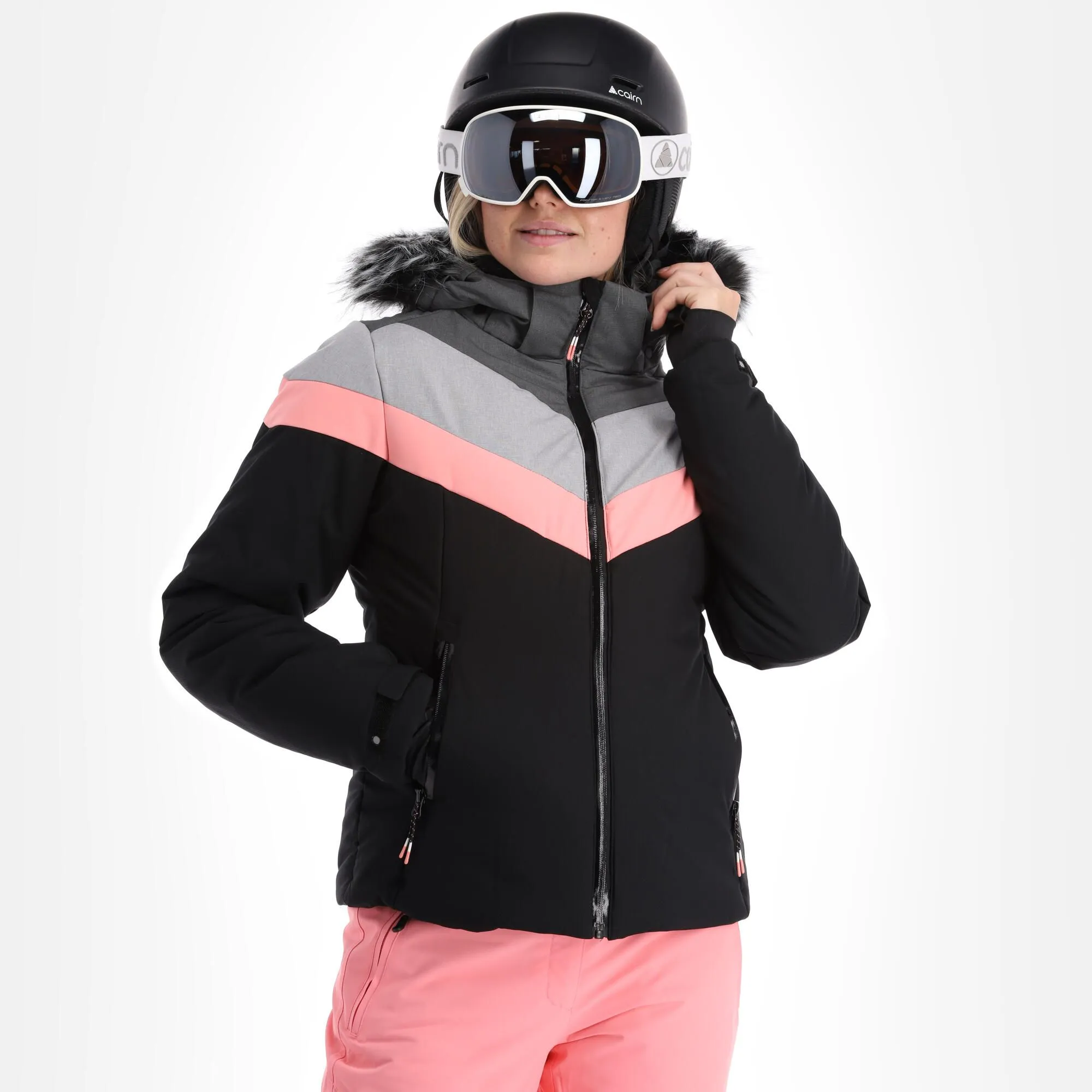 Icepeak, Electra Ski-jas Dames Zwart 6 Icepeak, Electra Ski-jas Dames Zwart - Afbeelding 4
