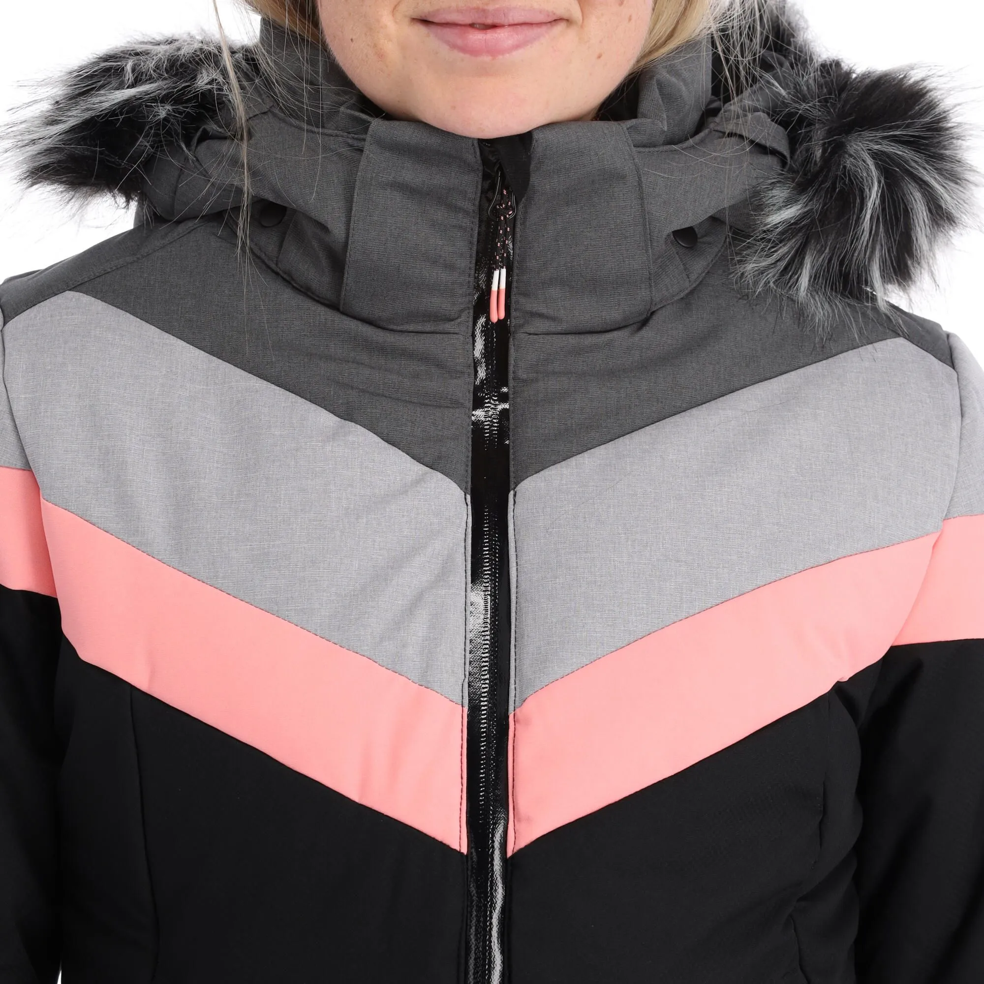 Icepeak, Electra Ski-jas Dames Zwart 11 Icepeak, Electra Ski-jas Dames Zwart - Afbeelding 9