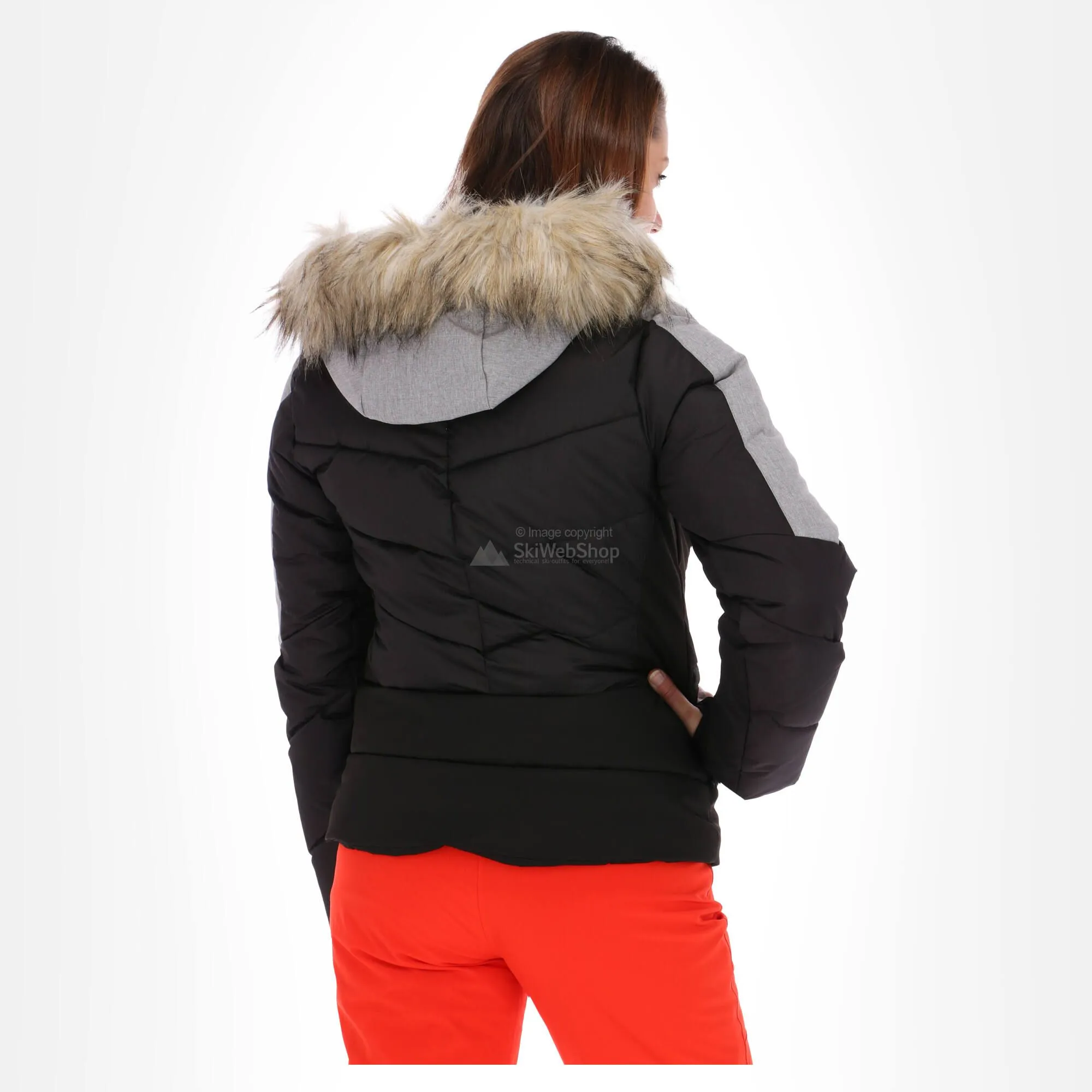 Icepeak, Electra, Ski-jas, Dames, Zwart 5 Icepeak, Electra, Ski-jas, Dames, Zwart - Afbeelding 3