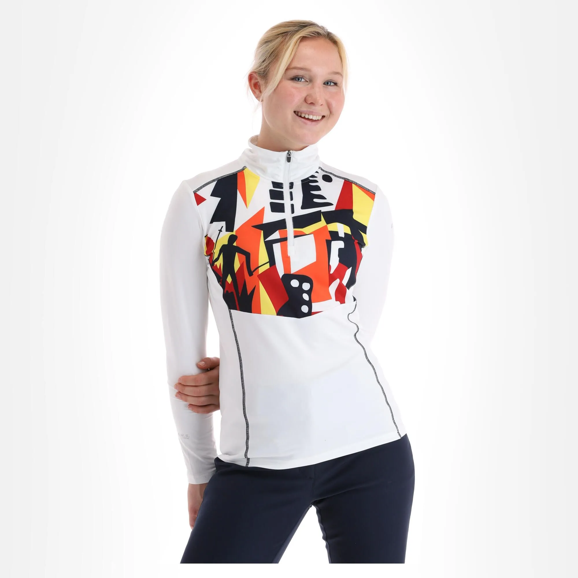 Icepeak, Ellisburg Skipully Dames Optic Wit 5 Icepeak, Ellisburg Skipully Dames Optic Wit - Afbeelding 3