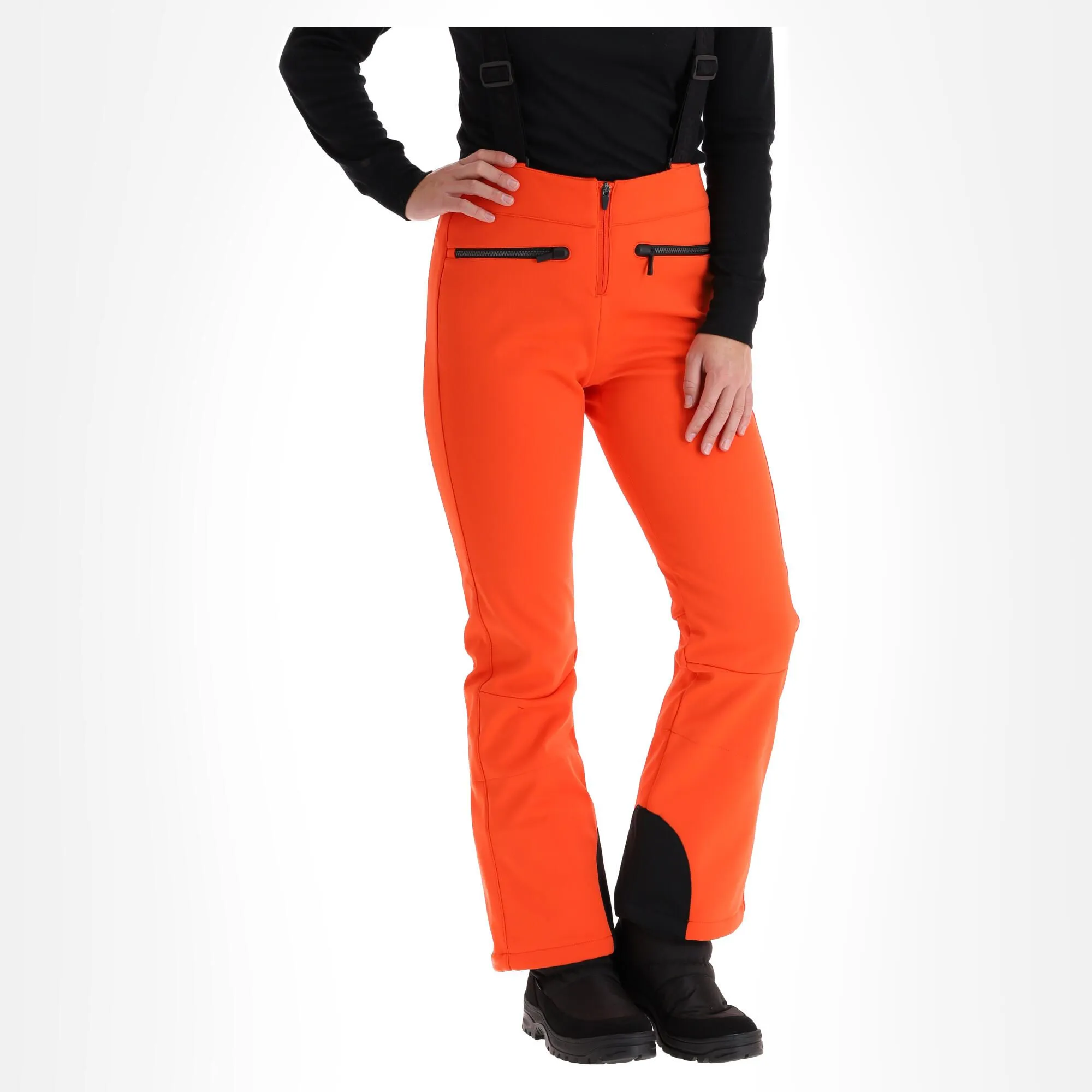 Icepeak, Ellsworth Softshell Skibroek Dames Oranje 5 Icepeak, Ellsworth Softshell Skibroek Dames Oranje - Afbeelding 3