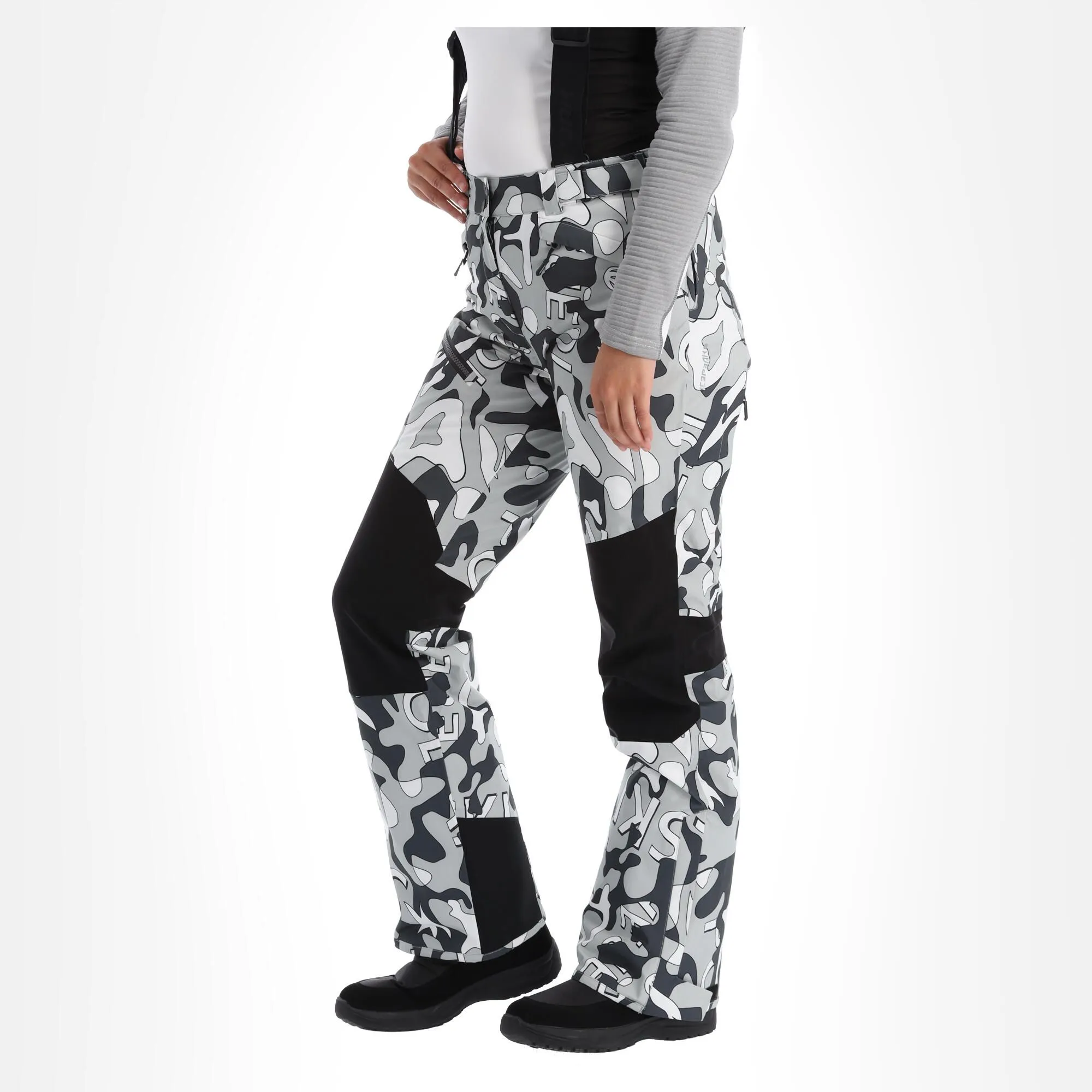 Icepeak, Elmshorn Skibroek Dames Granite Grijs 5 Icepeak, Elmshorn Skibroek Dames Granite Grijs - Afbeelding 3