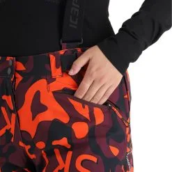 Icepeak, Elmshorne Skibroek Dames Burgundy Paars -Ski-Jassen Winkel icepeak elmshorne ba skibroek gevoerd dames burgundy paars 22icepe216v1 BI 06