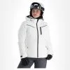 Icepeak, Elsah Ski-jas Dames Optic Wit -Ski-Jassen Winkel icepeak elsah aa jas gevoerd dames optic wit 22icepe203v1 BI 02