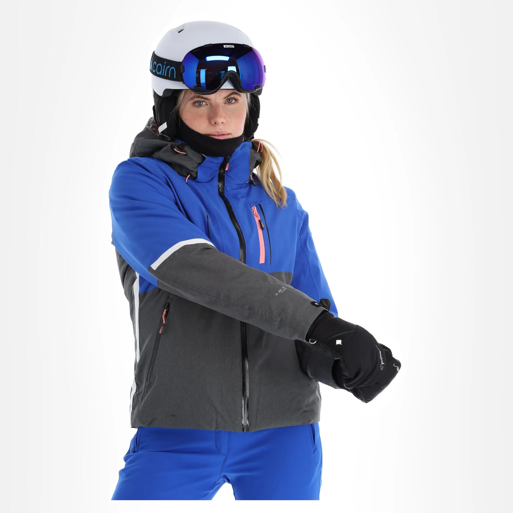 Icepeak, Enoch Ski-jas Dames Blauw 5 Icepeak, Enoch Ski-jas Dames Blauw - Afbeelding 3