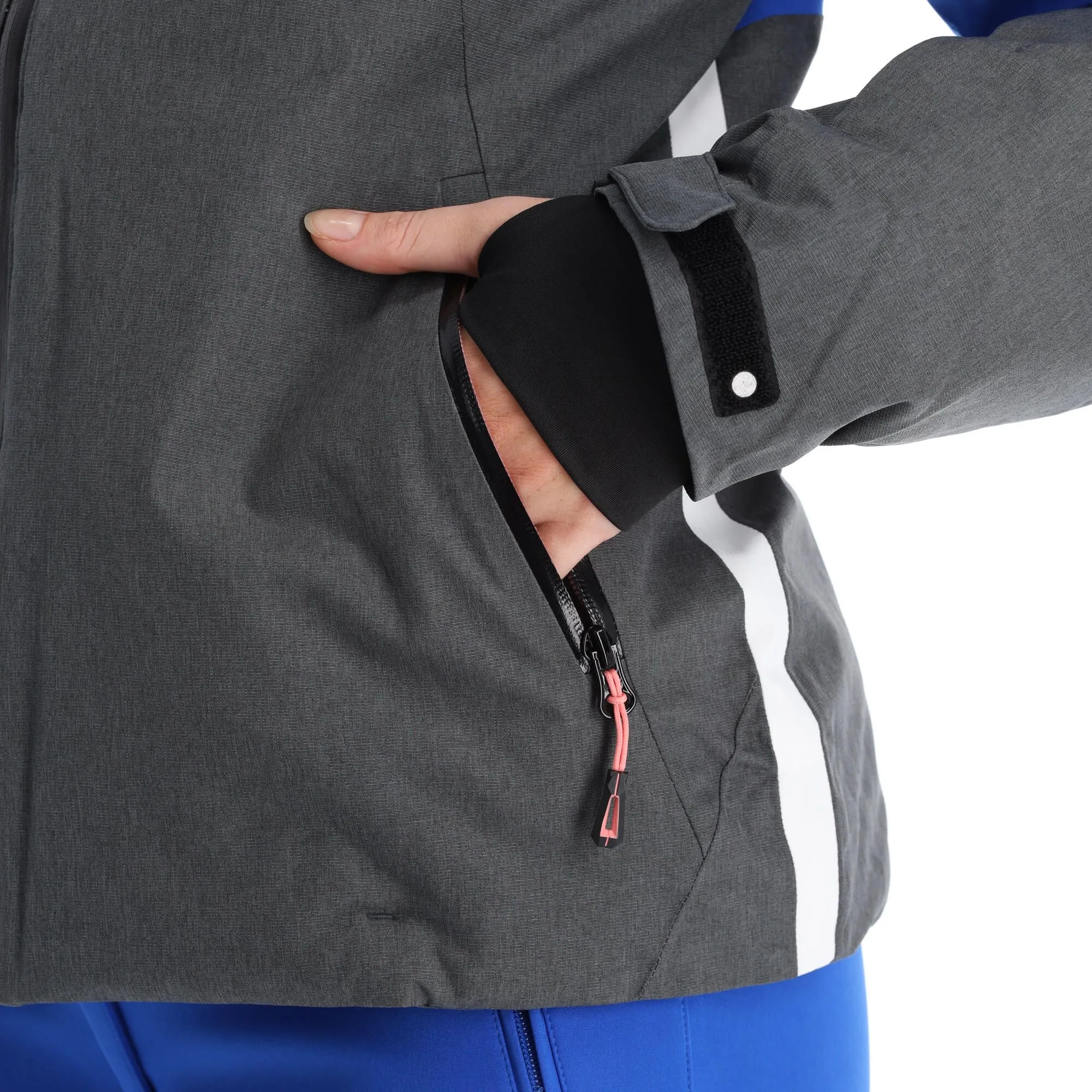 Icepeak, Enoch Ski-jas Dames Blauw 14 Icepeak, Enoch Ski-jas Dames Blauw - Afbeelding 12