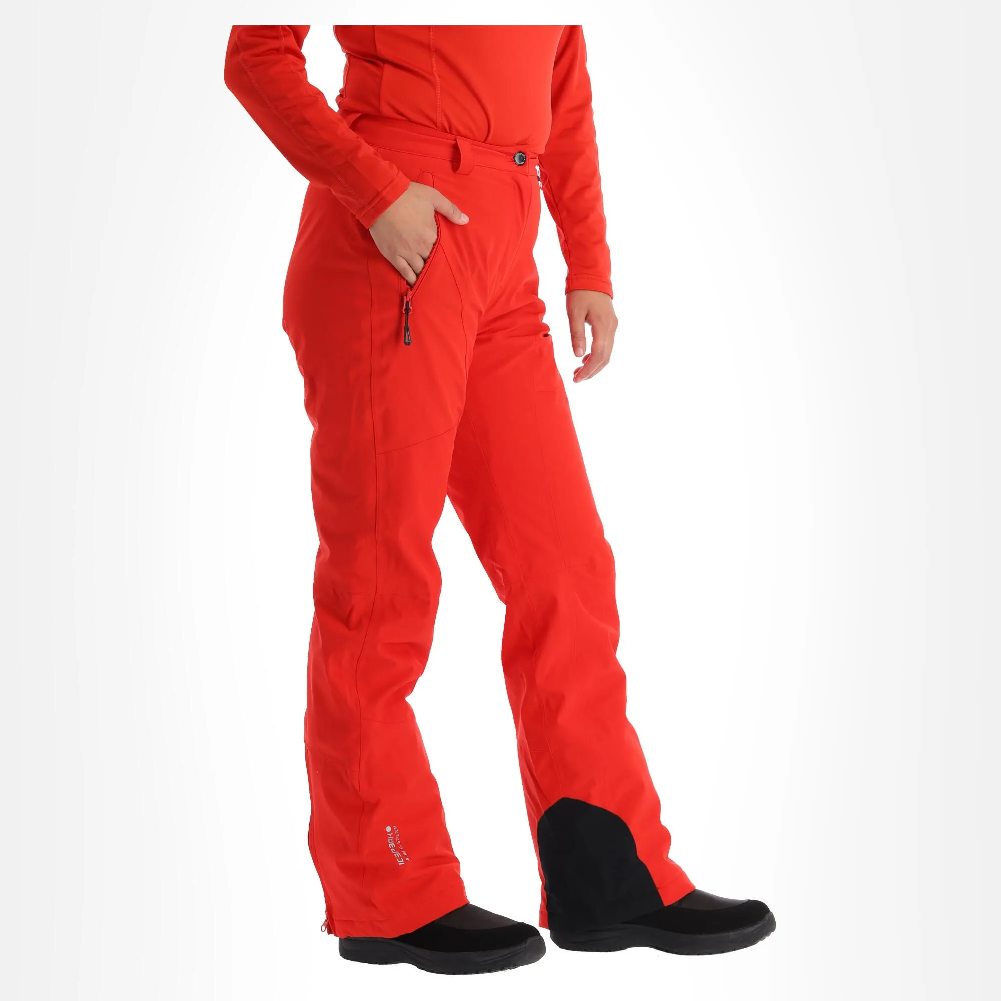 Icepeak, Freyung Skibroek Dames Classic Rood 3 Icepeak, Freyung Skibroek Dames Classic Rood