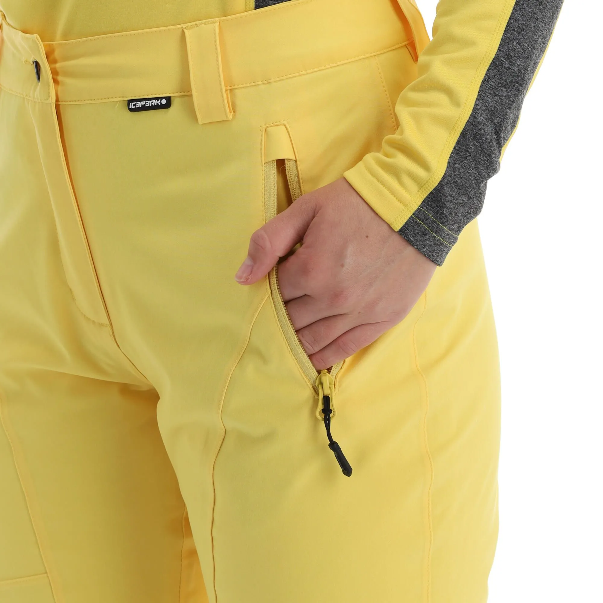 Icepeak, Freyung Skibroek Dames Light Geel 8 Icepeak, Freyung Skibroek Dames Light Geel - Afbeelding 6