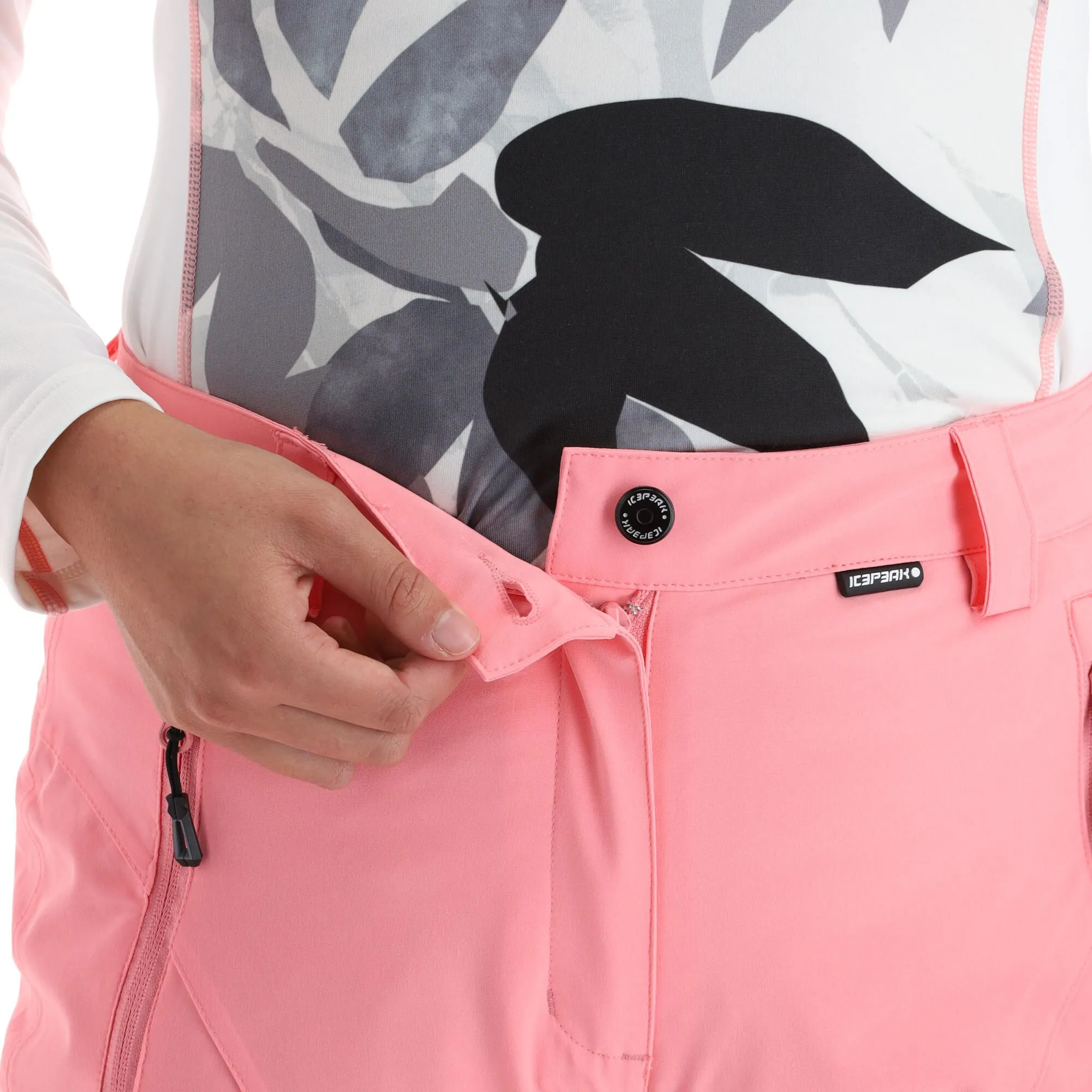 Icepeak, Freyung Skibroek Dames Roze 6 Icepeak, Freyung Skibroek Dames Roze - Afbeelding 4