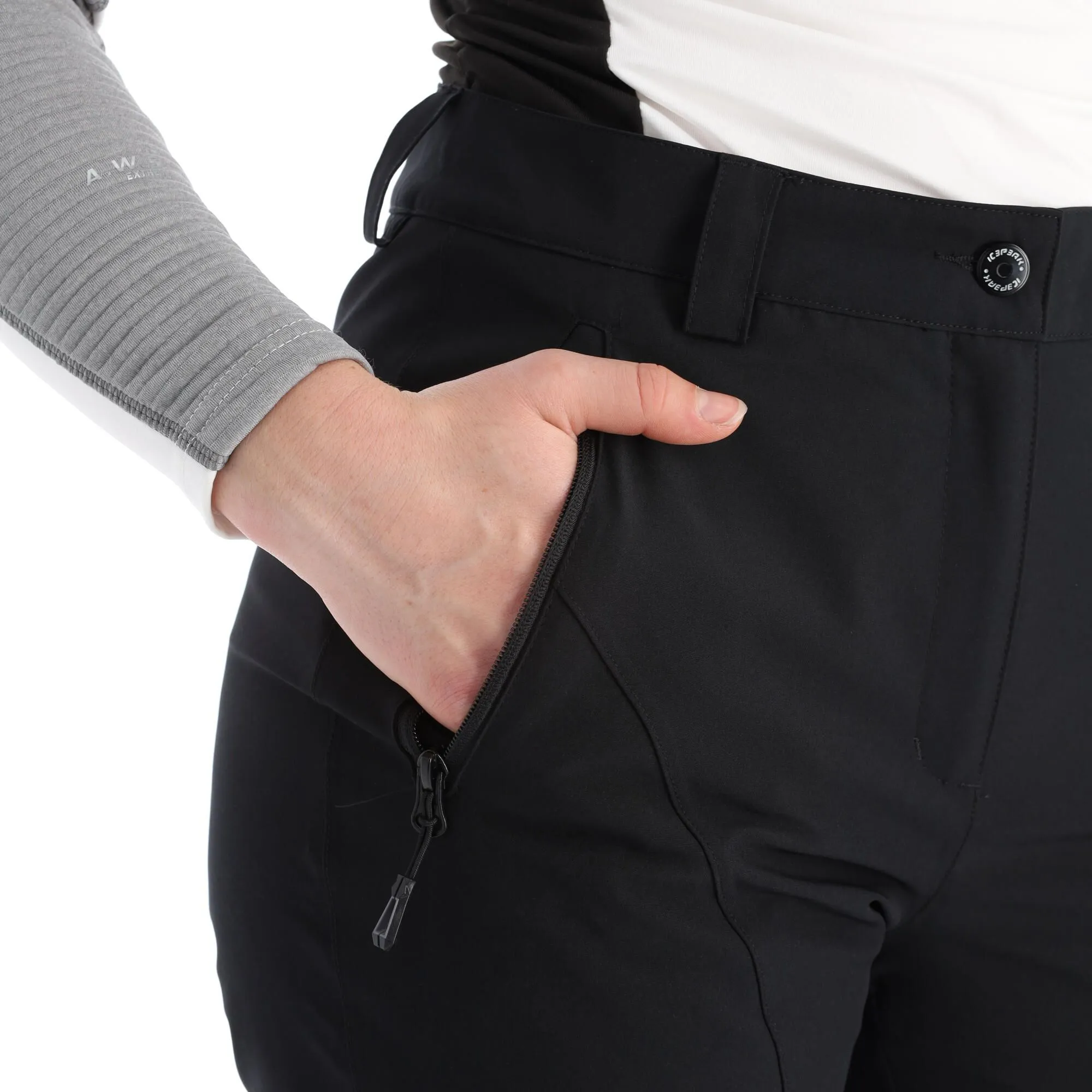 Icepeak, Freyung Skibroek Kort Model Dames Zwart 7 Icepeak, Freyung Skibroek Kort Model Dames Zwart - Afbeelding 5