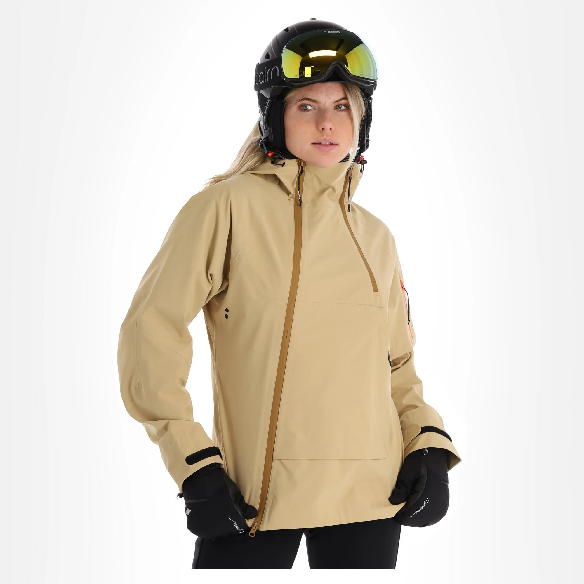 Icepeak, Manteno Hardshell Ski-jas Dames Beige 3 Icepeak, Manteno Hardshell Ski-jas Dames Beige