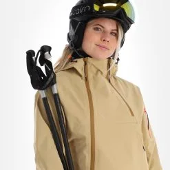 Icepeak, Manteno Hardshell Ski-jas Dames Beige 14 Icepeak, Manteno Hardshell Ski-jas Dames Beige -Ski-Jassen Winkel icepeak manteno ab hardshell jas dames beige 22icepe195v2 BI 05
